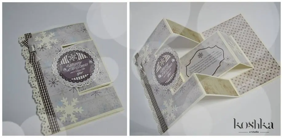 Новогодние открытки от Koshka Art Studio