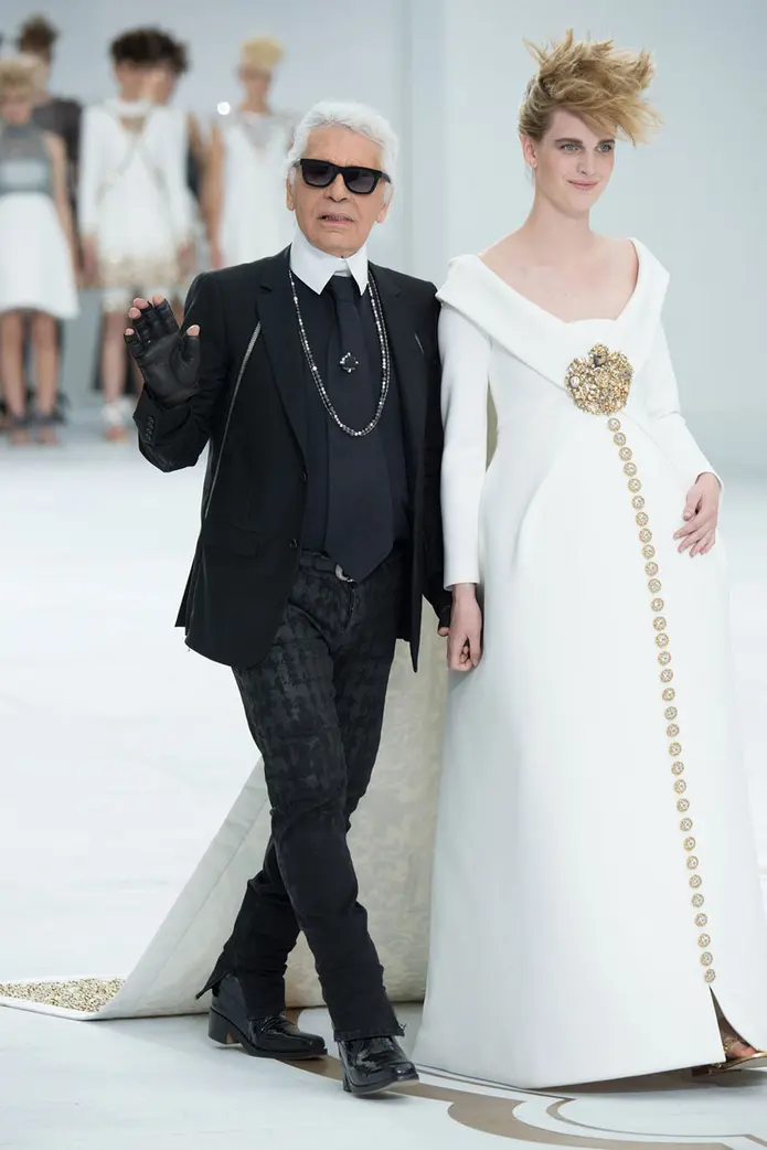 Rochii de mireasa, Karl Lagerfeld, toamnă 2014